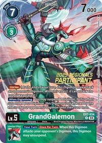 GrandGalemon (2025 Regionals Participant) - Digimon LIBERATOR - Digimon Card Game card
