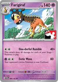 Farigiraf - Prize Pack Series Cards - Pokemon card