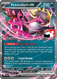 Fezandipiti ex - Prize Pack Series Cards - Pokemon card