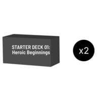Starter Deck 01: Heroic Beginnings Display Case - Starter Deck 01: Heroic Beginnings - Gundam Card Game card