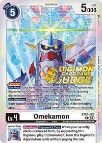Omekamon (Judge Pack 2025 Wave 1) - Release Special Booster 2.5 - Digimon Card Game card