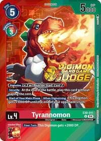 Tyrannomon (Judge Pack 2025 Wave 1) - Chain of Liberation - Digimon Card Game card