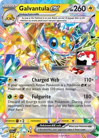 Galvantula ex - Prize Pack Series Cards - Pokemon card