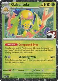 Galvantula - 002/064 (Cosmos Holo) - Prize Pack Series Cards - Pokemon card
