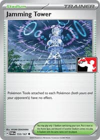 Jamming Tower - Prize Pack Series Cards - Pokemon card
