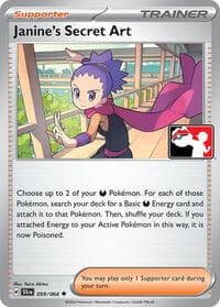 Janine's Secret Art - Prize Pack Series Cards - Pokemon card