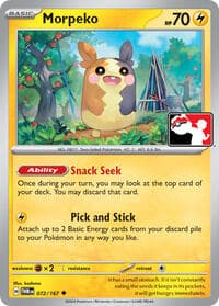 Morpeko - 072-167 - Prize Pack Series Cards - Pokemon card