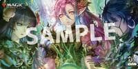 Magic War Festival: Llanowar Elves Japan Showcase Foundations Playmat - Magic Promotional Playmats - Playmats card