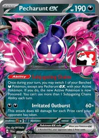 Pecharunt ex - Prize Pack Series Cards - Pokemon card
