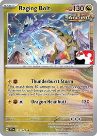 Raging Bolt - Prize Pack Series Cards - Pokemon card