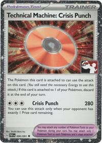 Technical Machine: Crisis Punch - 090/091 (Cosmos Holo) - Prize Pack Series Cards - Pokemon card