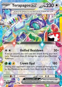Terapagos ex - 128/142 (Prize Pack Series 6) - Prize Pack Series Cards - Pokemon card