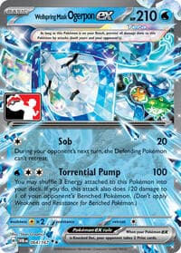 Wellspring Mask Ogerpon ex - Prize Pack Series Cards - Pokemon card
