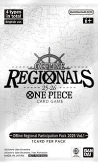 Offline Regional Participation Pack 2025 Vol. 1 - One Piece Promotion Cards - One Piece Card Game card