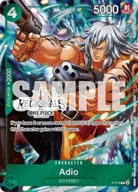 Adio (Offline Regional Participation Pack 2025 Vol.1) - One Piece Promotion Cards - One Piece Card Game card