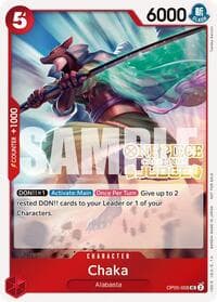 Chaka (Judge Pack Vol. 5) - One Piece Promotion Cards - One Piece Card Game card