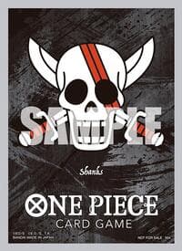 One Piece Card Game Official Sleeves - Premium Shanks (10-Pack) - Bandai Card Sleeves - Card Sleeves card
