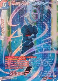 Great Priest, Sentencing (SPR) - History of Z - Dragon Ball Super: Masters card