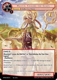 Hastur, Chasing the Goats - Masterpiece Collection 02 "Fates Reunited!" - Force of Will card