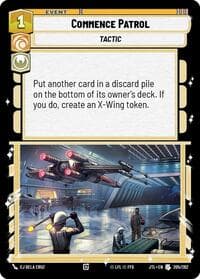Commence Patrol - Jump to Lightspeed - Star Wars: Unlimited card