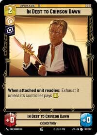 In Debt to Crimson Dawn - Jump to Lightspeed - Star Wars: Unlimited card