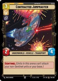 Contracted Jumpmaster - Jump to Lightspeed - Star Wars: Unlimited card