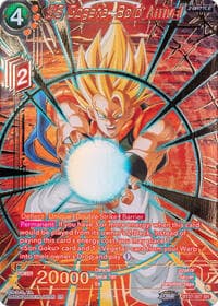 SS Gogeta, Bold Arrival (Gold-Stamped) - History of Z - Dragon Ball Super: Masters card