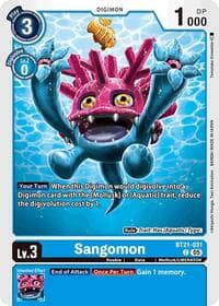 Sangomon - World Convergence - Digimon Card Game card