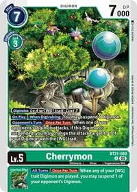 Cherrymon - World Convergence - Digimon Card Game card
