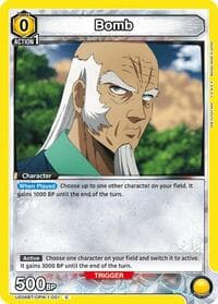 Bomb (001) - UE06BT: One Punch Man - Union Arena card