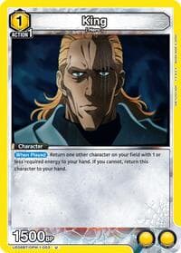 King (003) - UE06BT: One Punch Man - Union Arena card