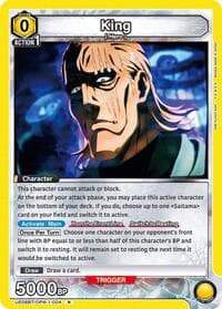 King (004) - UE06BT: One Punch Man - Union Arena card