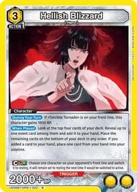 Hellish Blizzard (022) - UE06BT: One Punch Man - Union Arena card