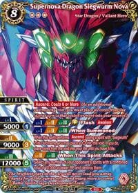 Supernova Dragon Siegwurm Nova (Textured) - Battle Spirits Saga Promo Cards - Battle Spirits Saga card