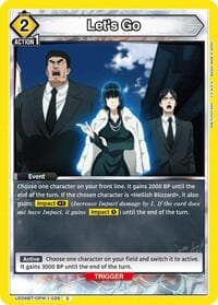 Let's Go - UE06BT: One Punch Man - Union Arena card