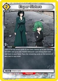 Esper Sisters - UE06BT: One Punch Man - Union Arena card