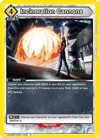 Incineration Cannons - UE06BT: One Punch Man - Union Arena card