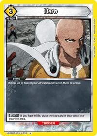 Hero - UE06BT: One Punch Man - Union Arena card