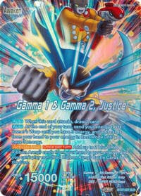Gamma 2 // Gamma 1 & Gamma 2, Justice (SLR) - History of Z - Dragon Ball Super: Masters card