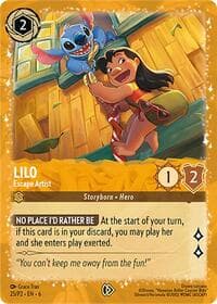 Lilo - Escape Artist - Disney Lorcana Promo Cards - Disney Lorcana card