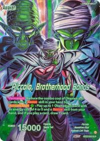 Piccolo // Piccolo, Brotherhood Bonds (SLR) - History of Z - Dragon Ball Super: Masters card