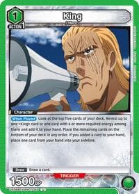King (040) - UE06BT: One Punch Man - Union Arena card