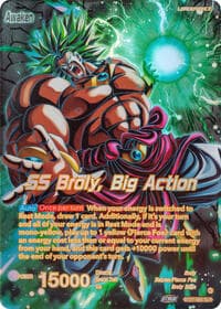 Broly // SS Broly, Big Action (SLR) - History of Z - Dragon Ball Super: Masters card