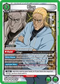 King (041) - UE06BT: One Punch Man - Union Arena card
