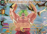 A Rocket Built For One Person (Gold-Stamped) - History of Z - Dragon Ball Super: Masters card