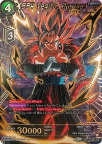 SS4 Vegito, Barrage (Gold-Stamped) - History of Z - Dragon Ball Super: Masters card