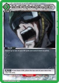 It's About Me Taking You On Right Here, Right Now - UE06BT: One Punch Man - Union Arena card