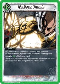 Serious Punch - UE06BT: One Punch Man - Union Arena card