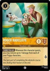 Roger Radcliffe - Dog Lover - Archazia's Island - Disney Lorcana card