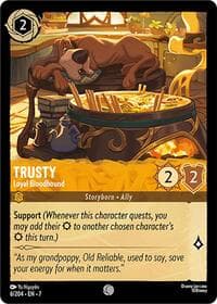 Trusty - Loyal Bloodhound - Archazia's Island - Disney Lorcana card